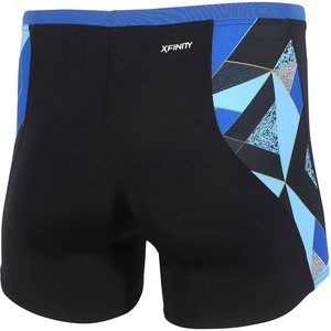 2023 Zone3 Mens Prism 3.0 Aqua Swim Shorts SW20MPAQU130 - Noir / Bleu / Blanc